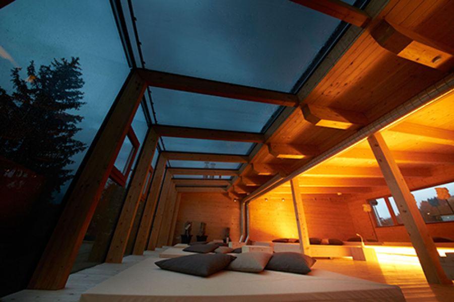 Holzhotel ForsthofalmSkySpaRuhebereich4