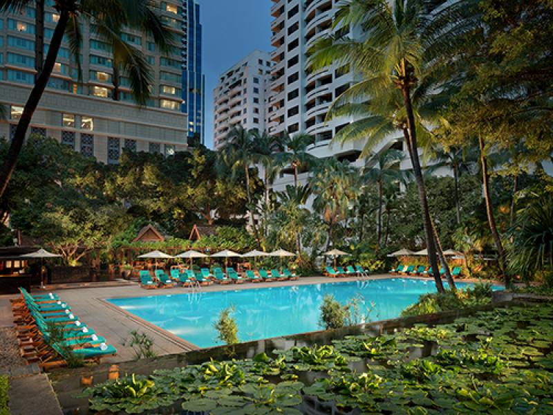 Pool At Night