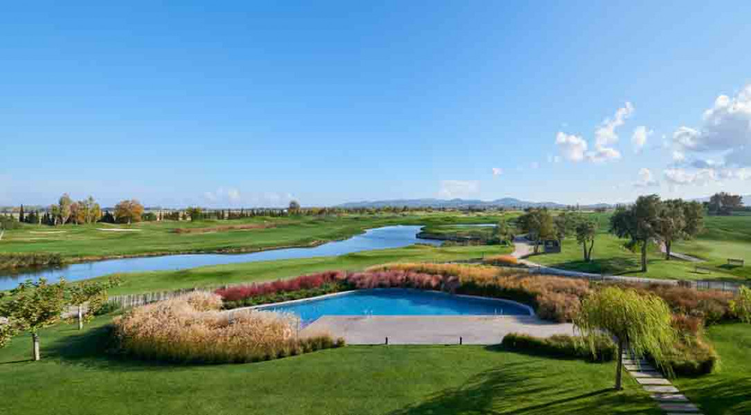 Ausblick auf den Golfplatz