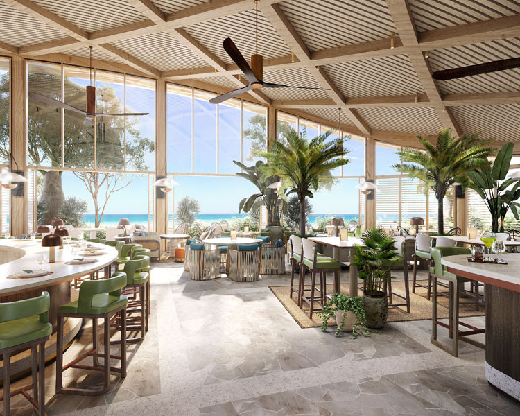 Shura Links Restuarant day time Red Sea Global