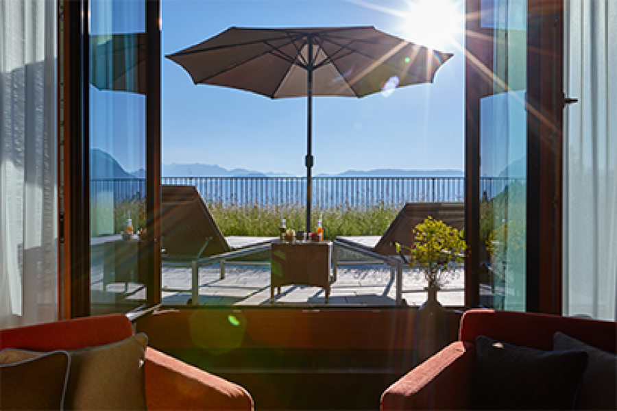 Kempinski Hotel BerchtesgadenAusblick aus Zimmer2