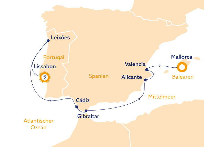 8 Unsere Reiseroute