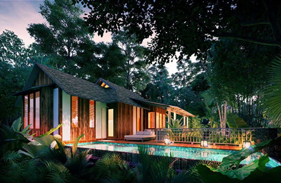 TDL Rainforest Pool Villa Perspective10
