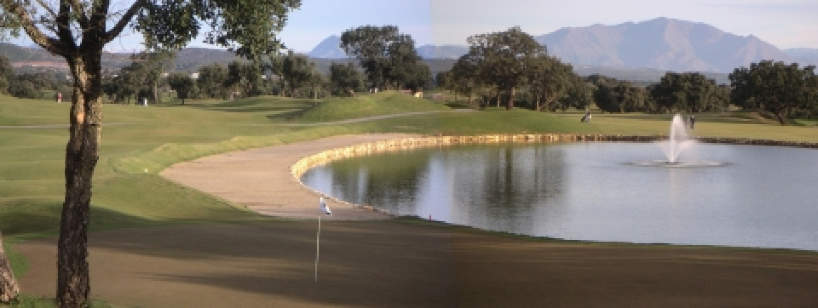 9th fairway and lake