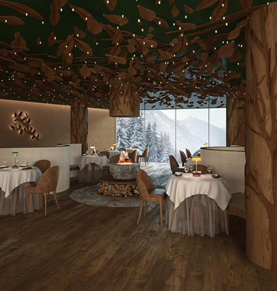 Lefay Resort SPA Dolomiti 05 RISTORANTE ORGANICO Grual Dolomiti