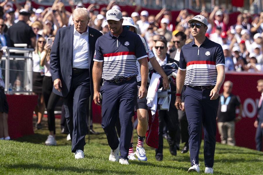 Trump, DeChambeau,Griffin
