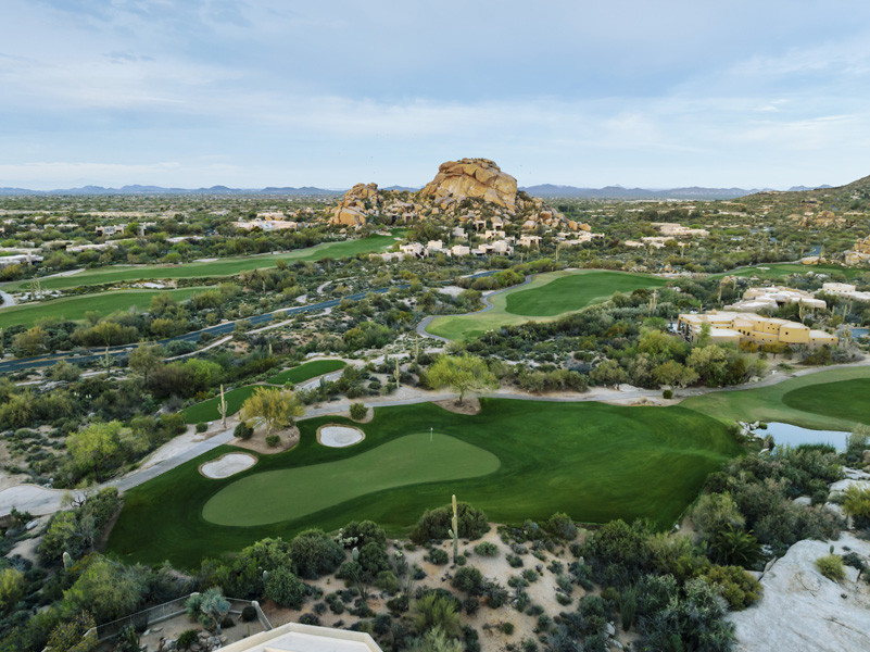 Boulders Golf Wide Shot Drone NEW